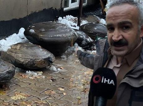 6 gizemli taş! Köy muhtarı yol kenarında keşfetti: 3 yıldır kapımın önünde