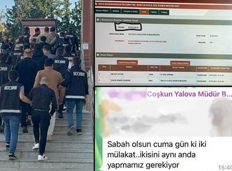 Görevden uzaklaştırılmıştı! Yalova İl Göç İdaresi Müdürünün 'usulsüz mülakat' mesajları ortaya çıktı
