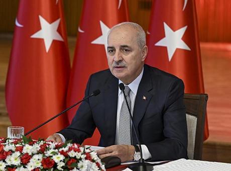 TBMM Başkanı Kurtulmuş, 'Terörsüz Türkiye' komisyonundaki grup başkan ve başkanvekillerini kabul etti