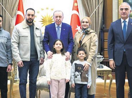 Cumhurbaşkanı, Hind Rajab’ın ailesini kabul etti