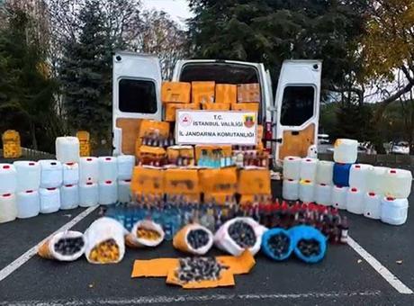 17 ilde kaçak içki operasyonu: 66 şüpheliye işlem yapıldı