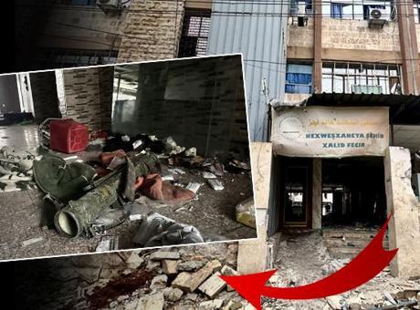 Halep'te kirli tuzak! İşte terör örgütünün karargaha çevirdiği hastane