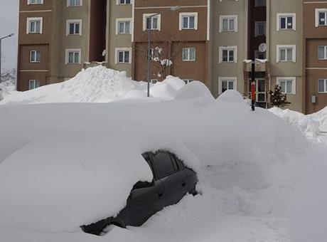 Kar seviyesi 4,36 olarak ölçüldü! Şehirden gelen görüntüler inanılmaz
