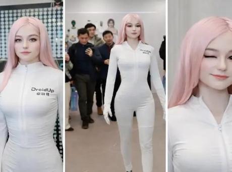 İnsan gibi yürüyen yapay zeka robotu Moya sahneye çıktı