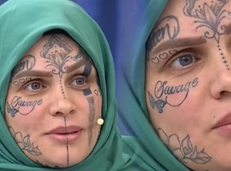 Türkiye ‘yüzü dövmeli’ kadını konuşuyor! ‘Geçmişte farklı bir hayatım vardı’