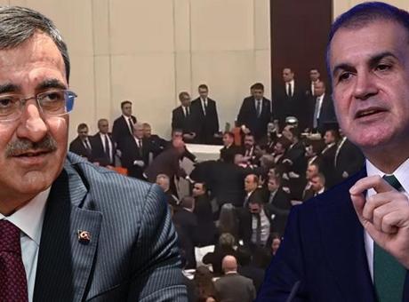 Cumhurbaşkanı Yardımcısı Cevdet Yılmaz ve AK Parti Sözcüsü Ömer Çelik'ten CHP'ye tepki: Provokatif yaklaşım