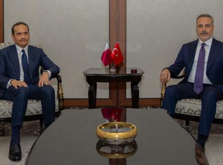 Ankara’da diplomasi trafiği! Dışişleri Bakanı Hakan Fidan Katarlı Mevkidaşı ile bir araya geldi