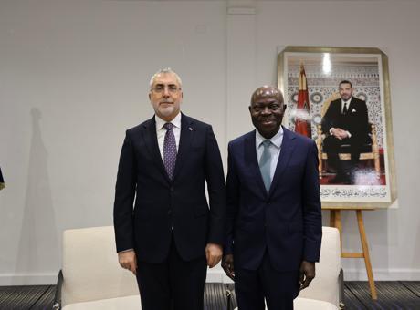 Bakan Işıkhan, ILO Genel Direktörü Houngbo ile bir araya geldi