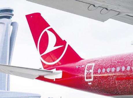 THY’nin 500. uçağı gökyüzünde