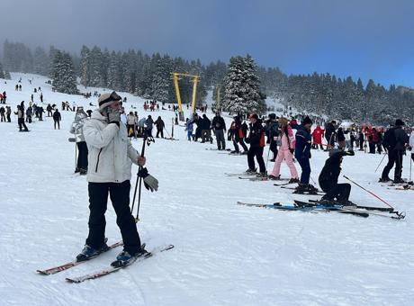 Uludağ'da Sevgililer Günü yoğunluğu