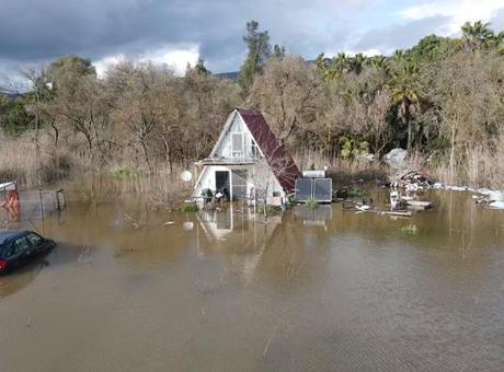 Ürküten görüntüler: Köyceğiz gölü taştı, birçok mahalleyi sel aldı