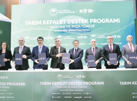 ‘Tarımda kefalet’ için 8 bankadan güç birliği