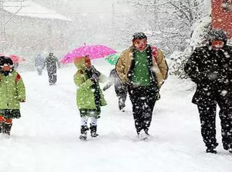 Erzurum'da eğitime kar engeli! Valilik duyurdu