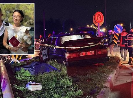 6 ay önce evlenen genç çifti ölüm ayırdı