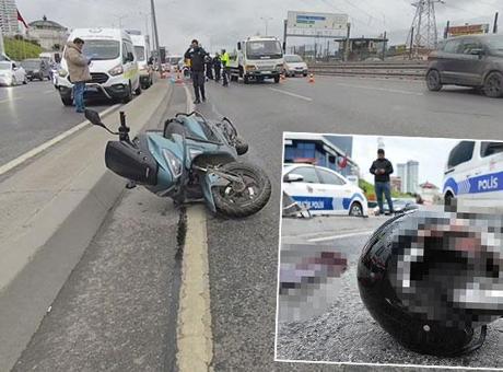 İstanbul'da korkunç kaza! Plastik kask ölüm getirdi