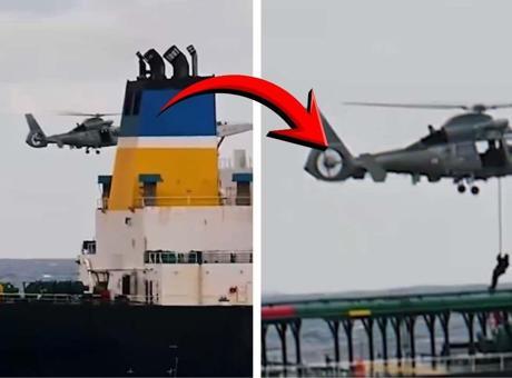 Fransa'dan Rusya'ya Akdeniz'de darbe! 'Gölge filoya' helikopterli operasyon