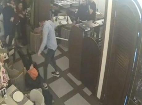 CHP'li belediye başkanının karıştığı kavga kamerada