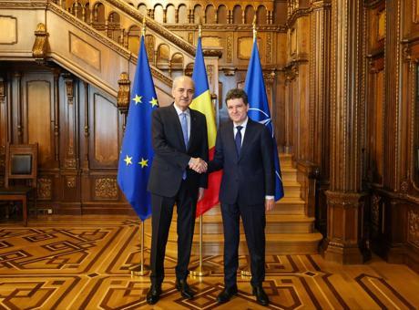 TBMM Başkanı Kurtulmuş, Romanya Cumhurbaşkanı Dan tarafından kabul edildi