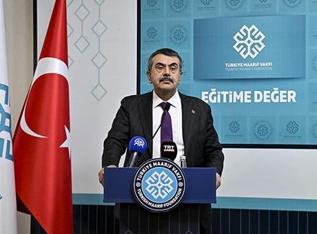 Bakan Tekin: Türkiye Maarif Vakfı hızla büyüyor