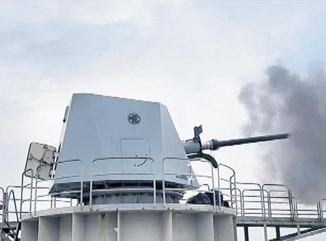 Milli deniz topu Denizhan göreve hazır