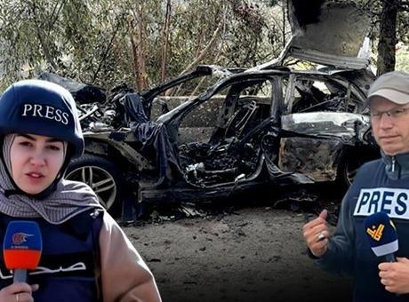 İsrail'den Lübnan'da alçak saldırı! Basın aracı hedef alındı: 3 gazeteci hayatını kaybetti