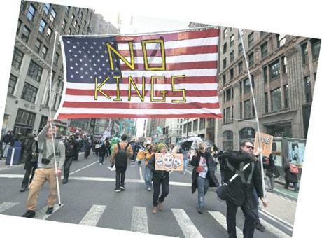 ABD’de ‘Krallara Hayır’ eylemleri