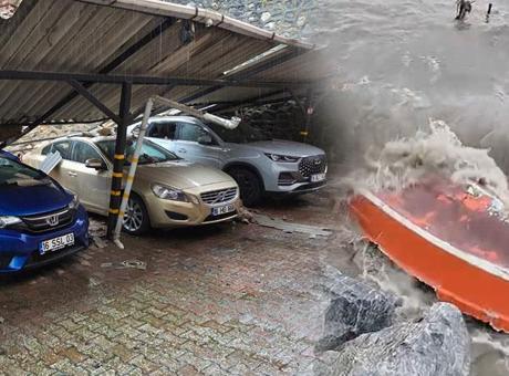 Bursa’da sel ve heyelan dehşeti! Kar 2 metreyi aştı, Nilüfer Çayı taştı