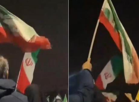 Saldırılar devam ederken Tahran sokaklarında tekbir sesleri yükseldi