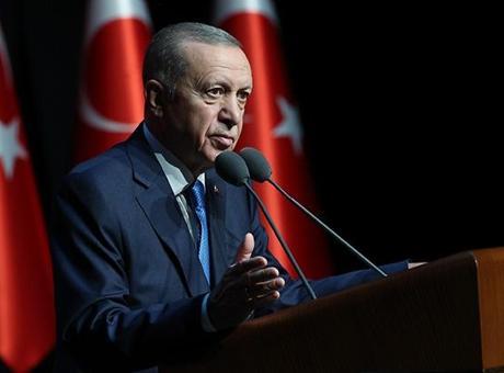Cumhurbaşkanı Erdoğan'dan şehit ailesine başsağlığı mesajı