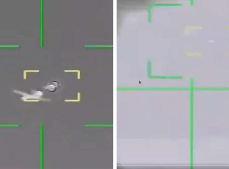 İran görüntüleri paylaştı! ABD üretimi İHA'lar böyle vuruldu