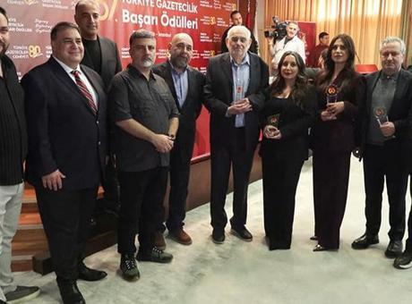 Türkiye Gazeteciler Cemiyeti'nden Demirören Medya'ya 8 ödül