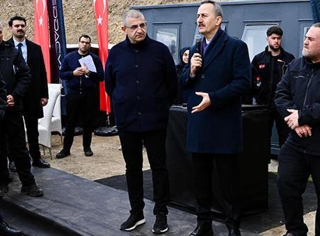 Savunma Sanayii Başkanı Haluk Görgün, Skydagger'ın gösterim faaliyetini izledi