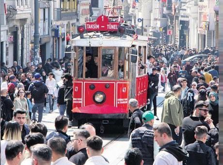 İstiklal Caddesi 107 milyon ziyaretçi ağırladı