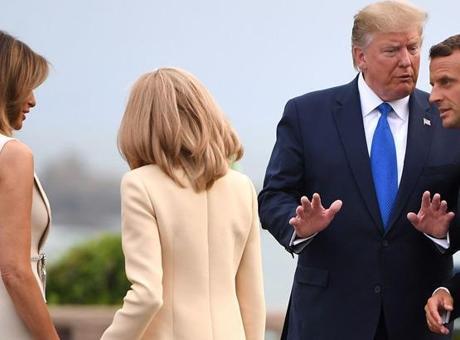 Fransa Cumhurbaşkanı Macron'dan Trump'ın olaylı sözlerine yanıt geldi! 'Ne hoş ne de seviyeli'