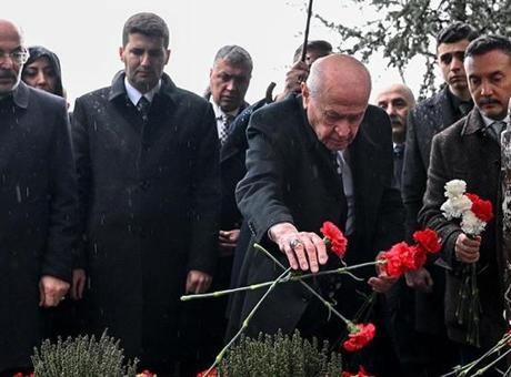 MHP lideri Bahçeli'den Alparslan Türkeş için anma mesajı