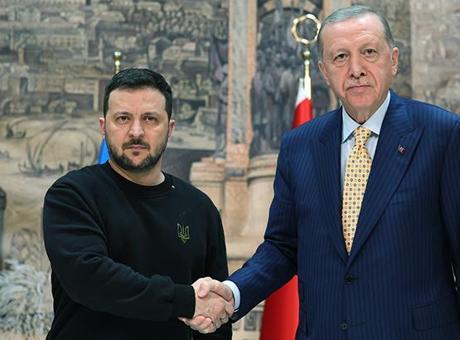 Cumhurbaşkanı Erdoğan ve Zelenskiy görüşmesi başladı