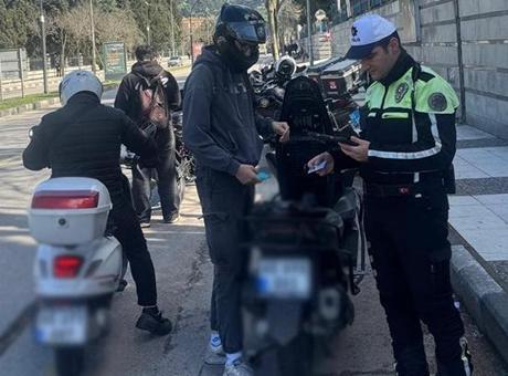 Manisa’da motosiklet denetimi: 540 sürücüye, 3 milyon 800 bin TL ceza