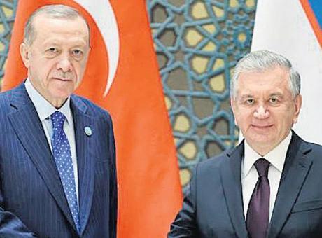 Özbekistan’dan Erdoğan’a övgü