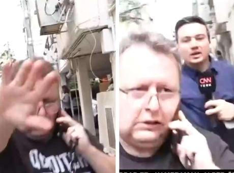 İsrail'de CNN Türk canlı yayınına müdahale! 'Polisin olmayışı cesaretlendiriyor'