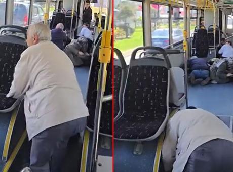 İsrail Konsolosluğu önünde çatışma: Kurşun İETT otobüsüne isabet etti