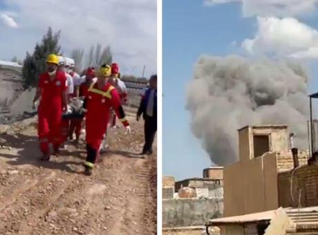 İran'ın tarihi demir yoluna saldırı! Ölüler var