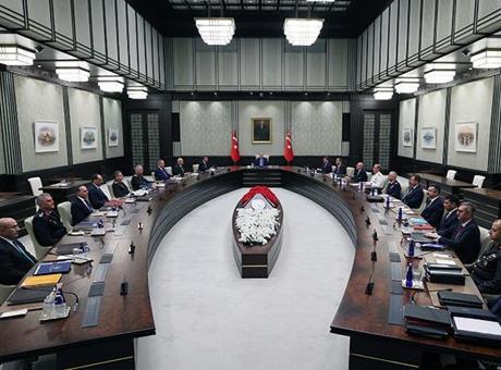 MGK, Cumhurbaşkanı Erdoğan başkanlığında toplandı