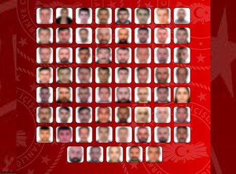 Kırmızı bültenle uluslararası seviyede aranan 16 kişi yakalanarak Türkiye’ye getirildi