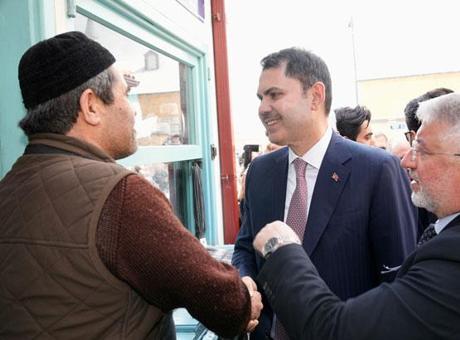 Bakan Kurum’dan Çorum esnafına ziyaret