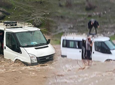 Önce kalp krizi sonra sel felaketi! Hastane yolunda yürek yakan son