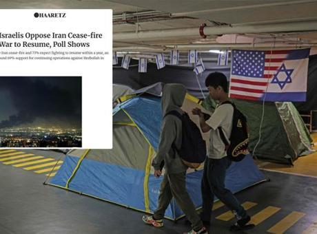 İsrail'de yapılan İran ile savaş anketinden çıkan sonuç! Çoğunluk ateşkese karşı