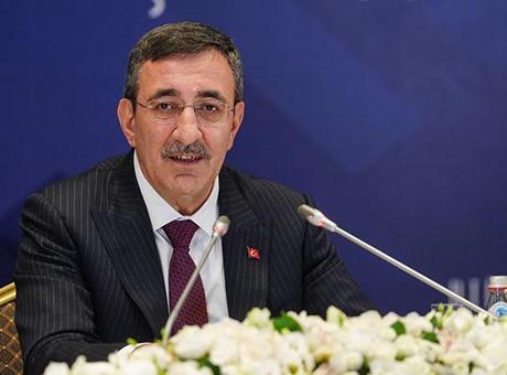 Cumhurbaşkanı Yardımcısı Yılmaz, Astana'da Dünya Türk İş Konseyi Toplantısı'nda konuştu
