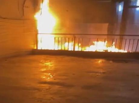 Taksim Metro İstasyonu'nda korkutan yangın