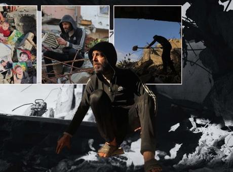 Enkaz altındaki 4 çocuğunu elleriyle kazarak arıyor! 'Hayattayım ama ölü gibiyim'