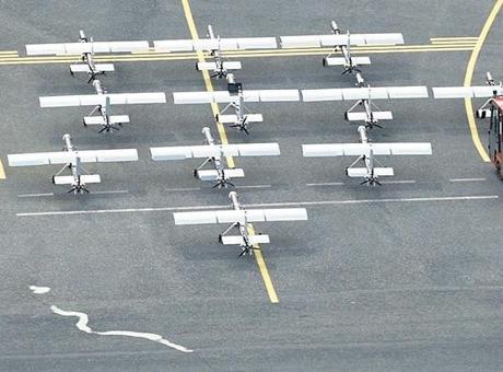 Beş ayrı türdeki 18 İHA ile harp oyunu